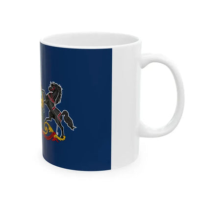 Flag of Pennsylvania 3-2 (United States) White Coffee Mug - Go Mug Yourself
