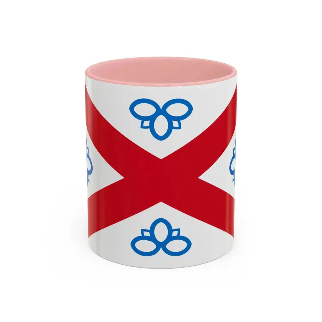 Flag of Penrith UK - Accent Coffee Mug 11oz Pink - Go Mug Yourself