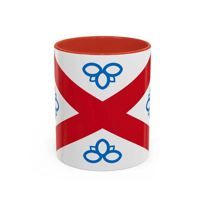 Flag of Penrith UK - Accent Coffee Mug 11oz Red - Go Mug Yourself