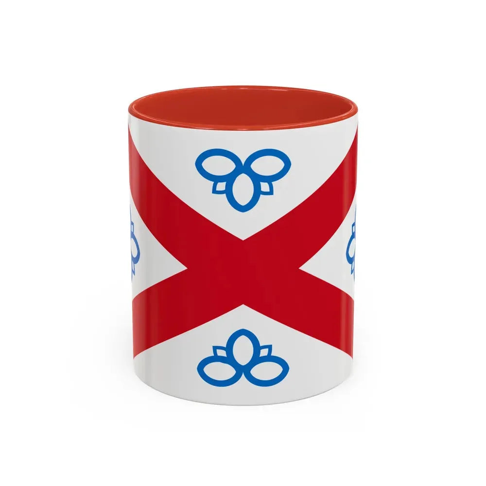 Flag of Penrith UK - Accent Coffee Mug 11oz Red - Go Mug Yourself