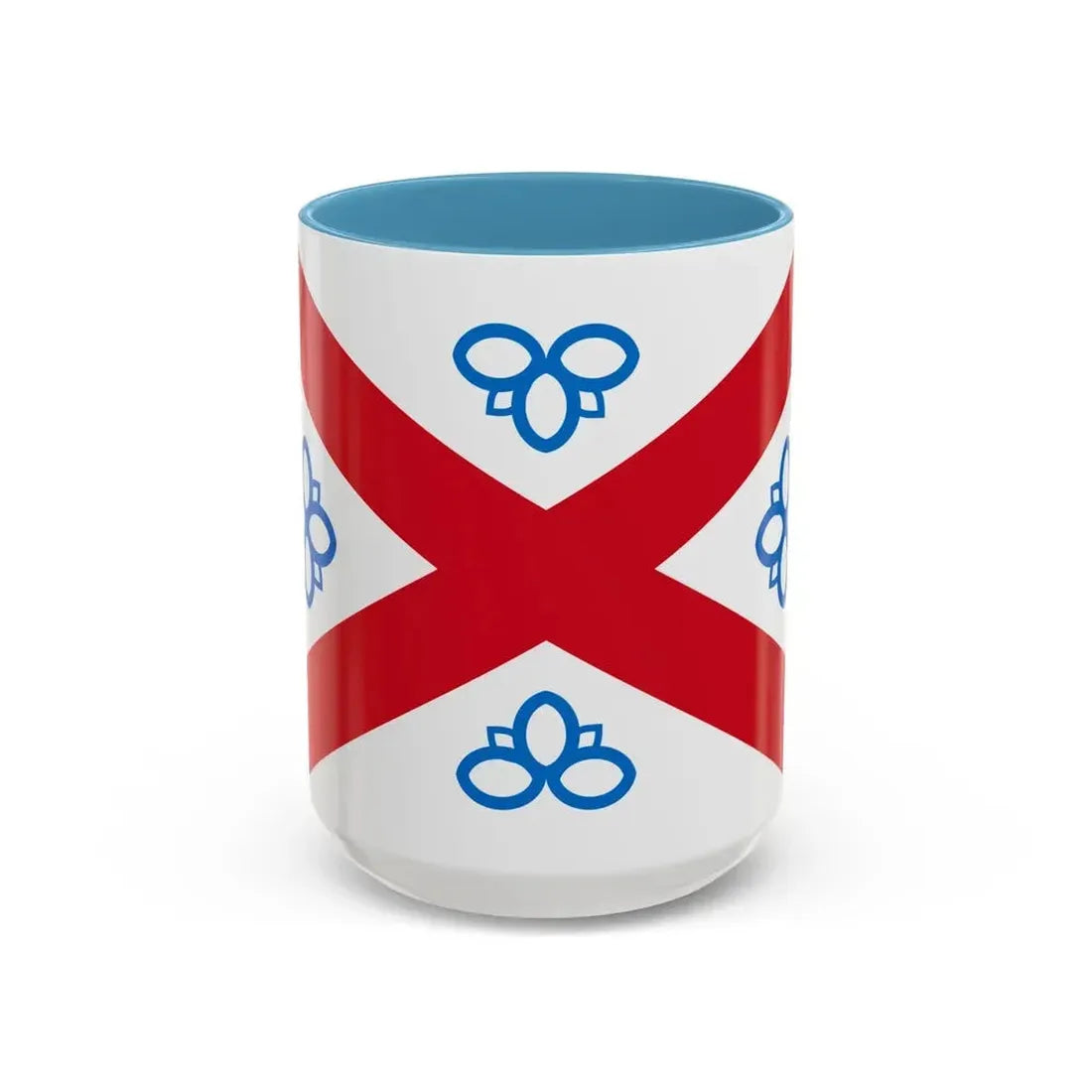 Flag of Penrith UK - Accent Coffee Mug 15oz Light Blue - Go Mug Yourself