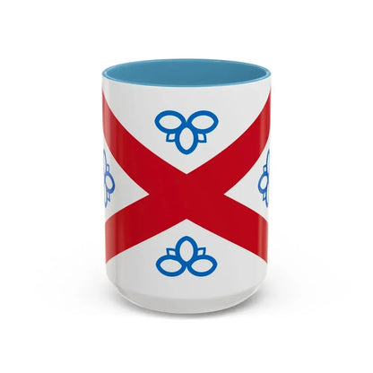 Flag of Penrith UK - Accent Coffee Mug 15oz Light Blue - Go Mug Yourself