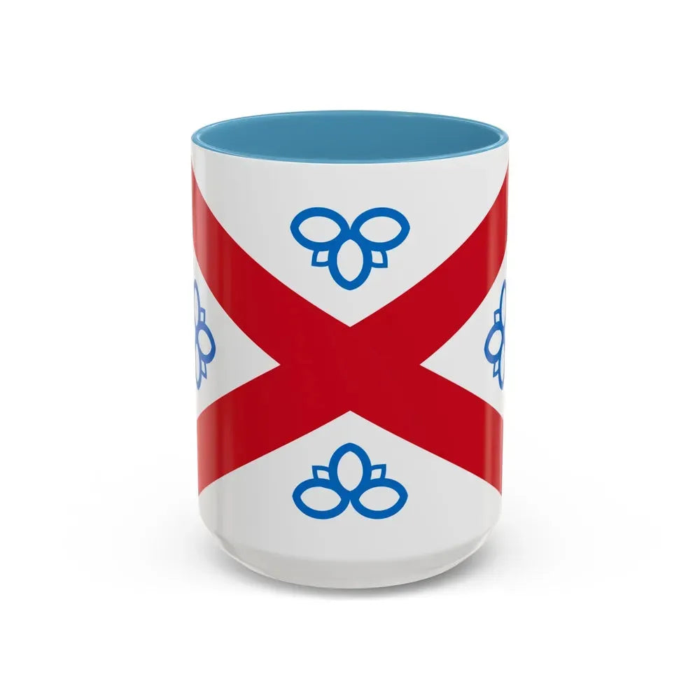 Flag of Penrith UK - Accent Coffee Mug 15oz Light Blue - Go Mug Yourself