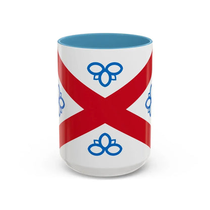 Flag of Penrith UK - Accent Coffee Mug 15oz Light Blue - Go Mug Yourself
