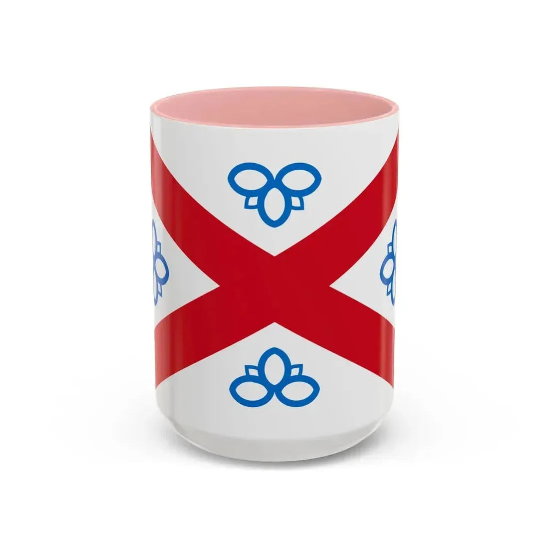 Flag of Penrith UK - Accent Coffee Mug 15oz Pink - Go Mug Yourself