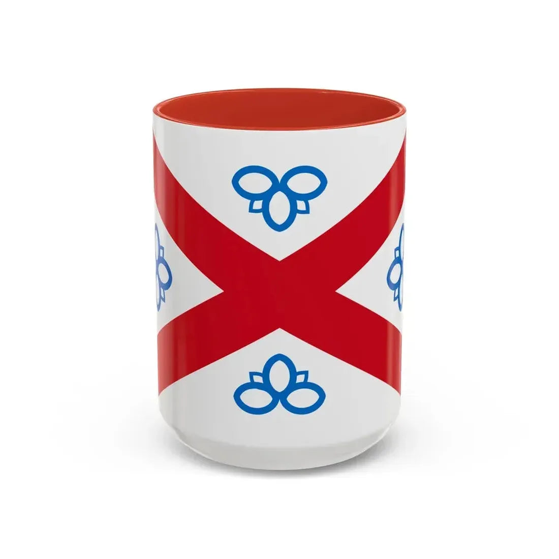 Flag of Penrith UK - Accent Coffee Mug 15oz Red - Go Mug Yourself