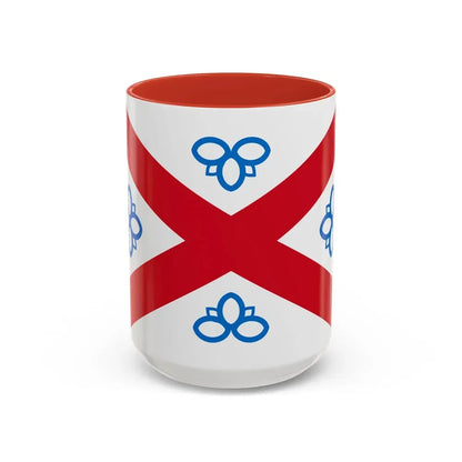 Flag of Penrith UK - Accent Coffee Mug 15oz Red - Go Mug Yourself