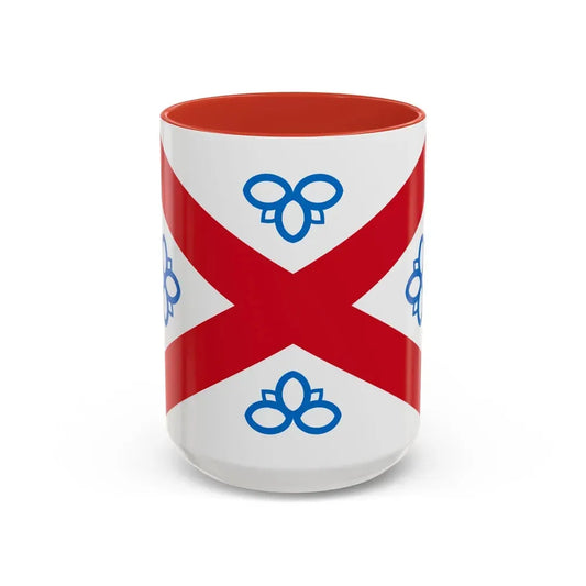 Flag of Penrith UK - Accent Coffee Mug 15oz Red - Go Mug Yourself