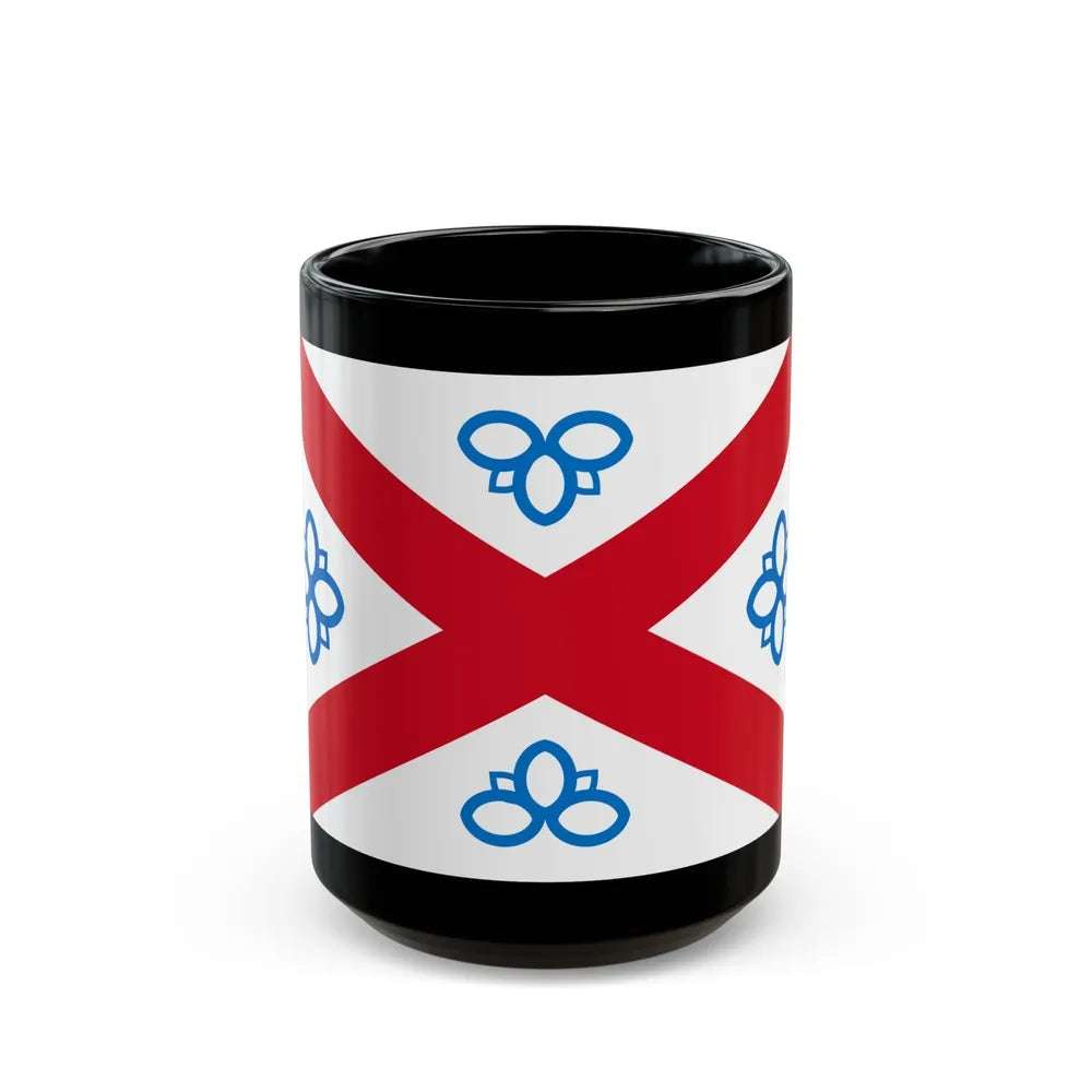 Flag of Penrith UK - Black Coffee Mug-15oz-Go Mug Yourself