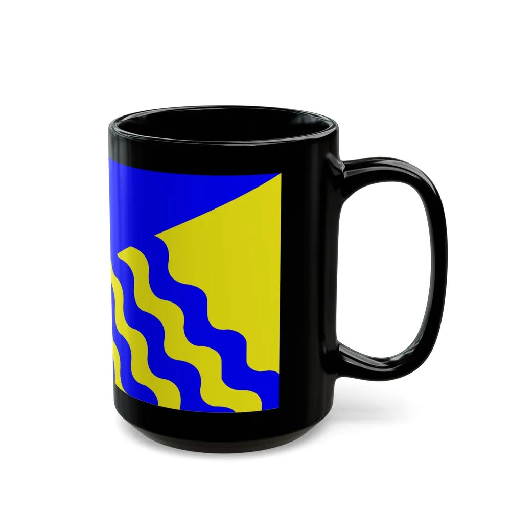 Flag of Penticton BC Canada - Black Coffee Mug-Go Mug Yourself