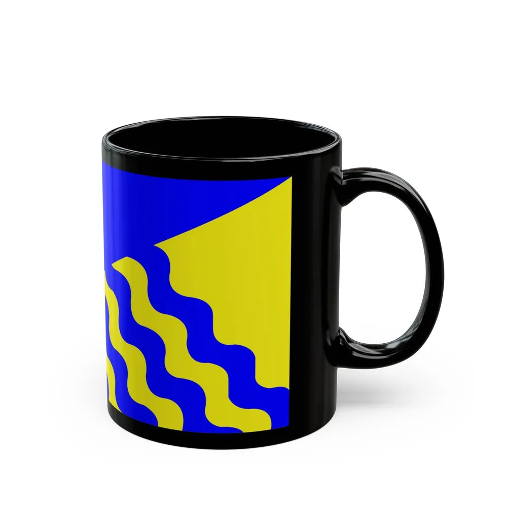 Flag of Penticton BC Canada - Black Coffee Mug-Go Mug Yourself