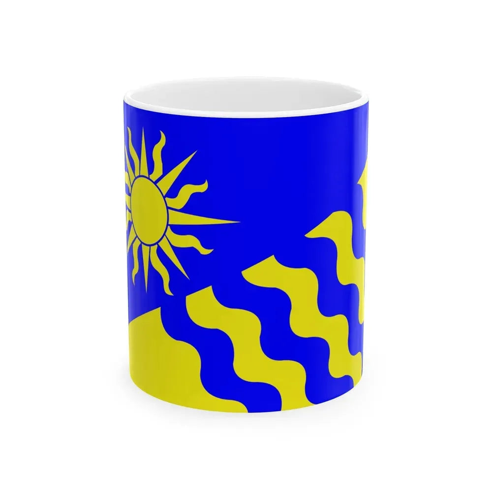 Flag of Penticton BC Canada - White Coffee Mug 11oz - Go Mug Yourself