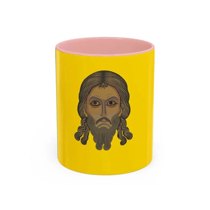 Flag of Penza Oblast Russia - Accent Coffee Mug 11oz Pink - Go Mug Yourself