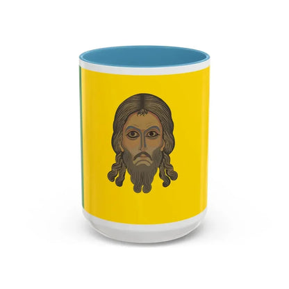 Flag of Penza Oblast Russia - Accent Coffee Mug 15oz Light Blue - Go Mug Yourself