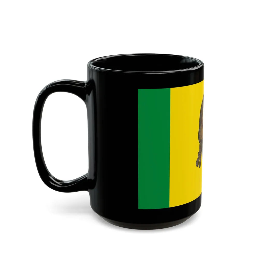 Flag of Penza Oblast Russia - Black Coffee Mug-Go Mug Yourself