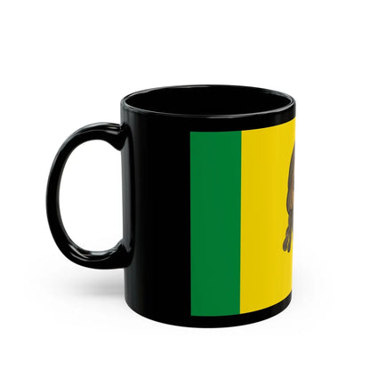 Flag of Penza Oblast Russia - Black Coffee Mug-Go Mug Yourself