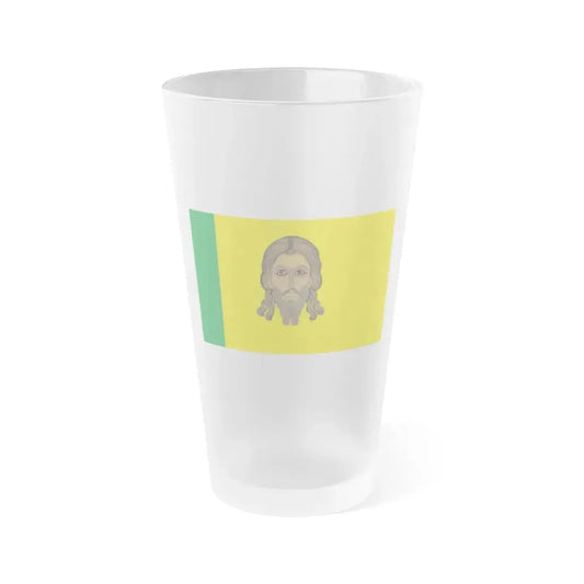 Flag of Penza Oblast Russia - Frosted Pint Glass 16oz 16oz Frosted - Go Mug Yourself