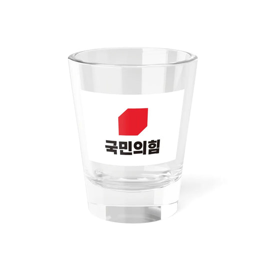 Flag of People Power Party of Korea (Korea) Shot Glass 1.5oz 1.5oz - Go Mug Yourself