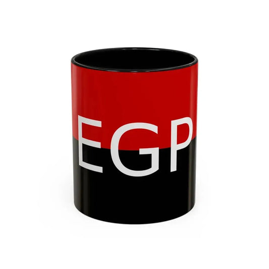 Flag of People's Guerrilla Army EGP - Accent Coffee Mug 11oz Black - Go Mug Yourself