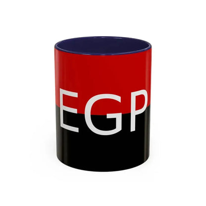 Flag of People's Guerrilla Army EGP - Accent Coffee Mug 11oz Navy - Go Mug Yourself