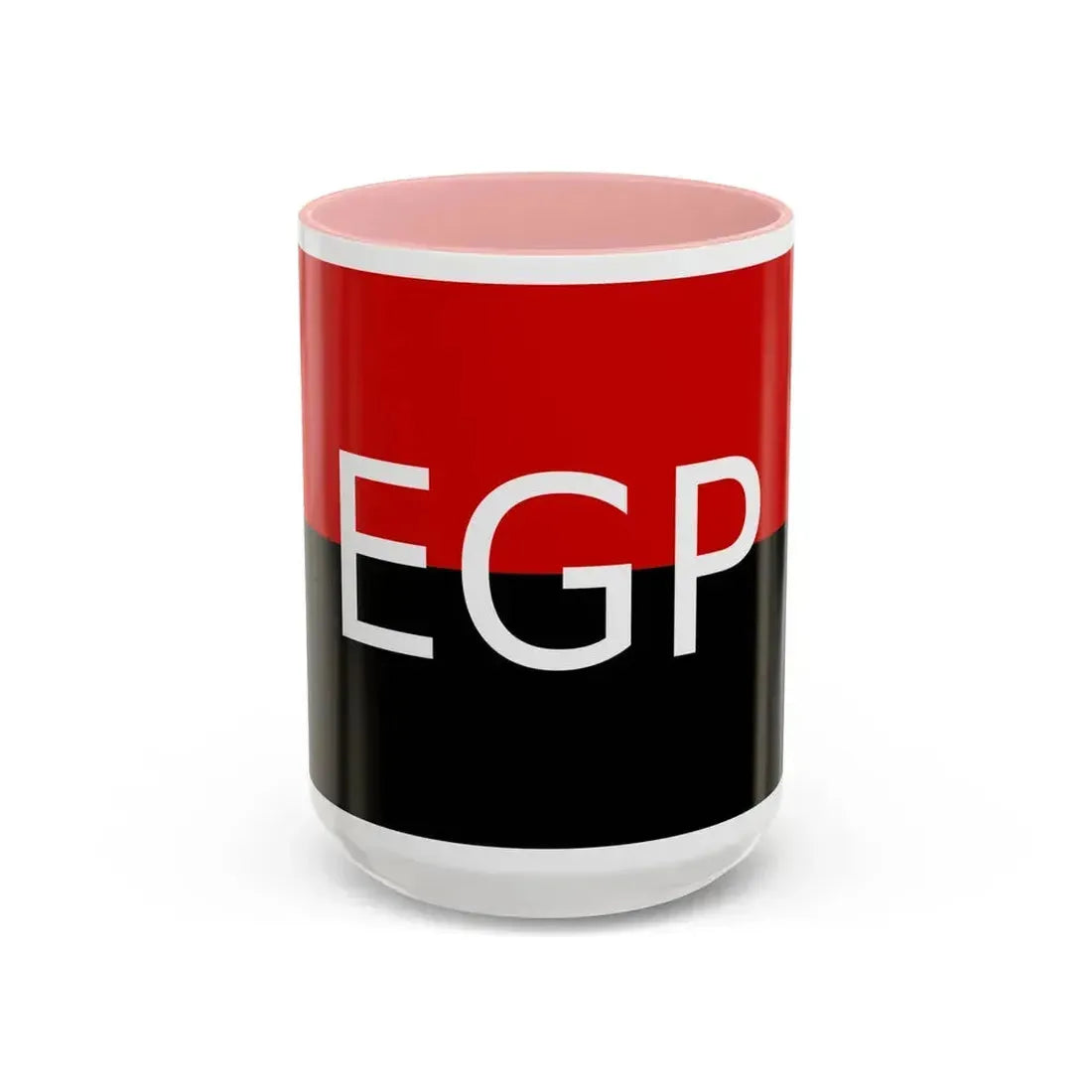 Flag of People's Guerrilla Army EGP - Accent Coffee Mug 15oz Pink - Go Mug Yourself