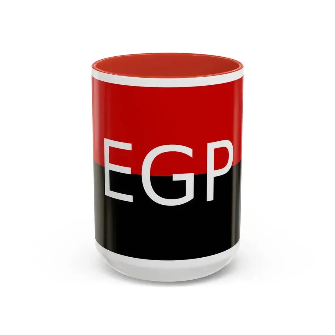 Flag of People's Guerrilla Army EGP - Accent Coffee Mug 15oz Red - Go Mug Yourself