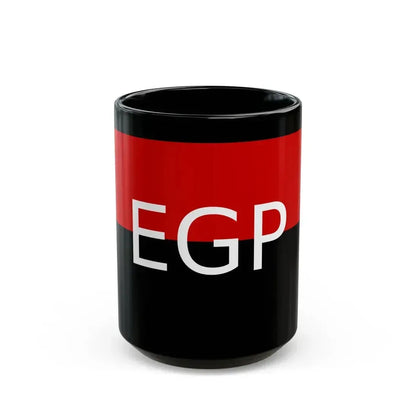 Flag of People's Guerrilla Army EGP - Black Coffee Mug 15oz - Go Mug Yourself