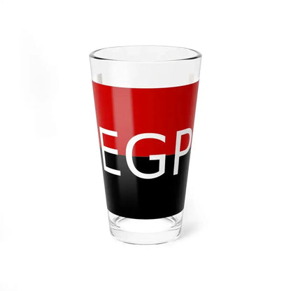 Flag of People's Guerrilla Army EGP - Pint Glass 16oz 16oz - Go Mug Yourself