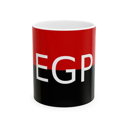 Flag of People's Guerrilla Army EGP - White Coffee Mug 11oz - Go Mug Yourself