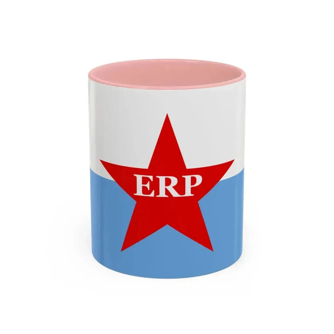 Flag of People's Revolutionary Army ERP - Accent Coffee Mug 11oz Pink - Go Mug Yourself
