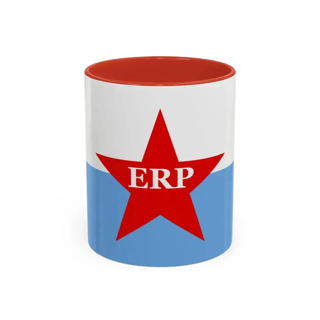 Flag of People's Revolutionary Army ERP - Accent Coffee Mug 11oz Red - Go Mug Yourself
