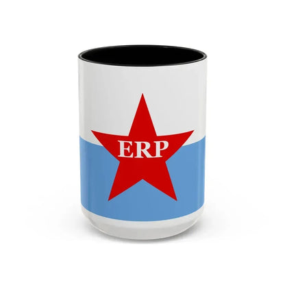 Flag of People's Revolutionary Army ERP - Accent Coffee Mug 15oz Black - Go Mug Yourself