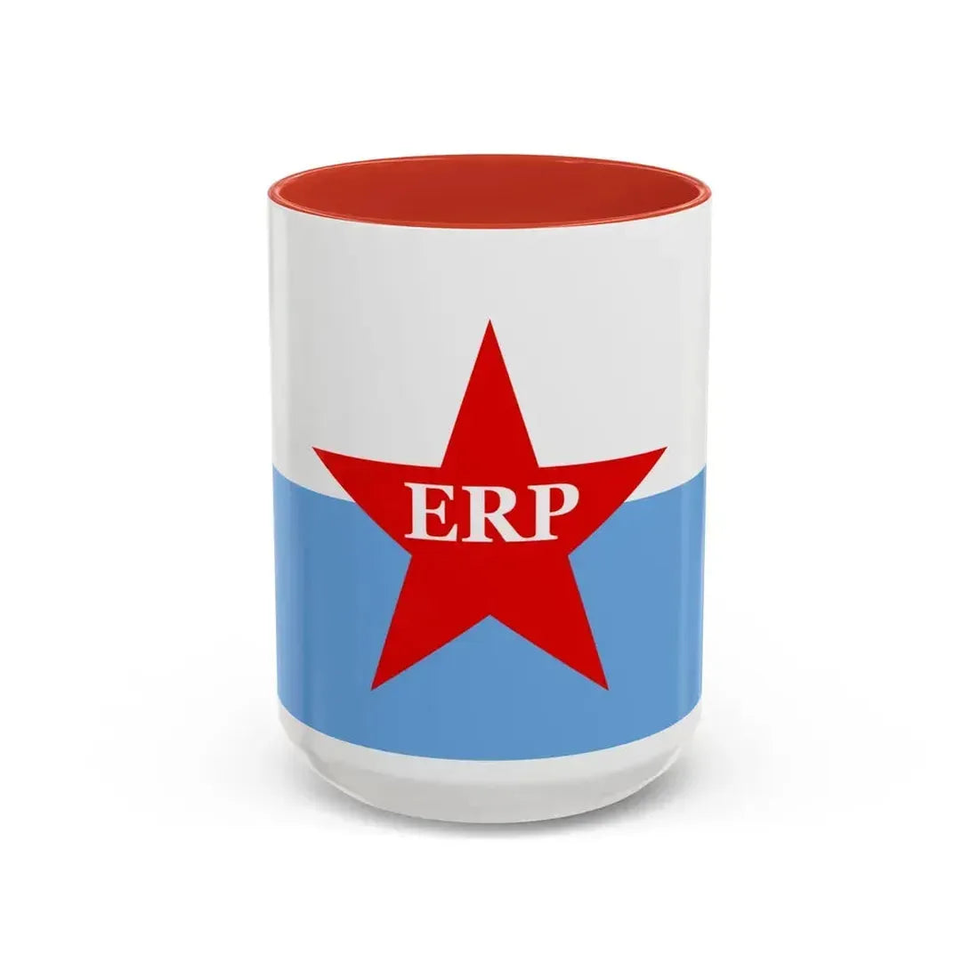Flag of People's Revolutionary Army ERP - Accent Coffee Mug 15oz Red - Go Mug Yourself