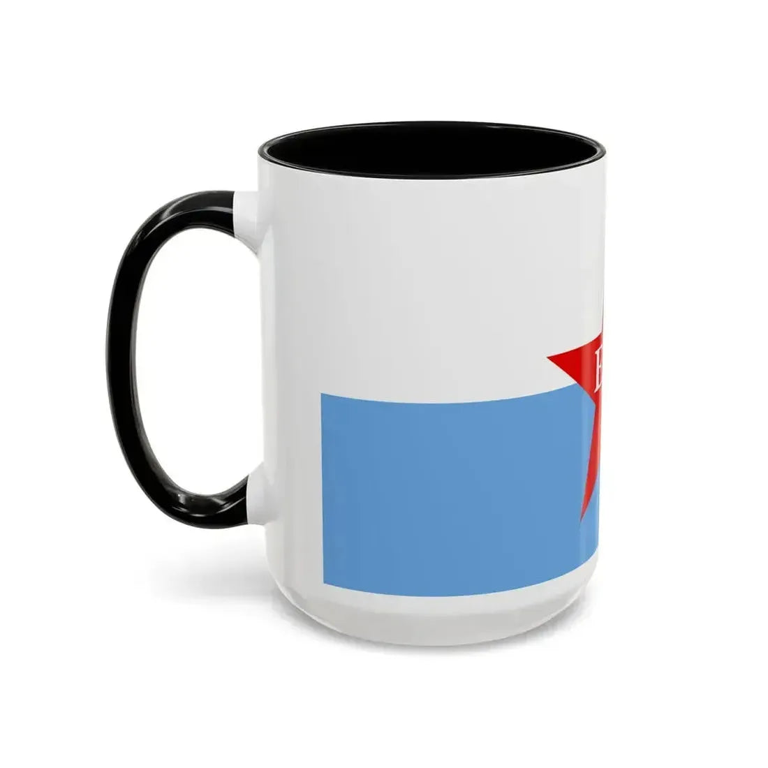 Flag of People's Revolutionary Army ERP - Accent Coffee Mug - Go Mug Yourself