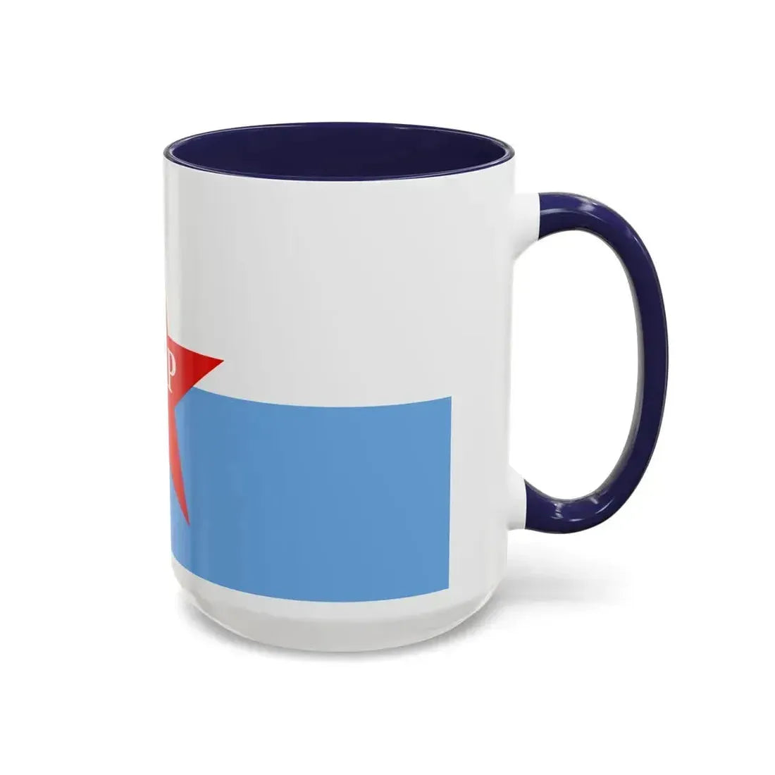 Flag of People's Revolutionary Army ERP - Accent Coffee Mug - Go Mug Yourself