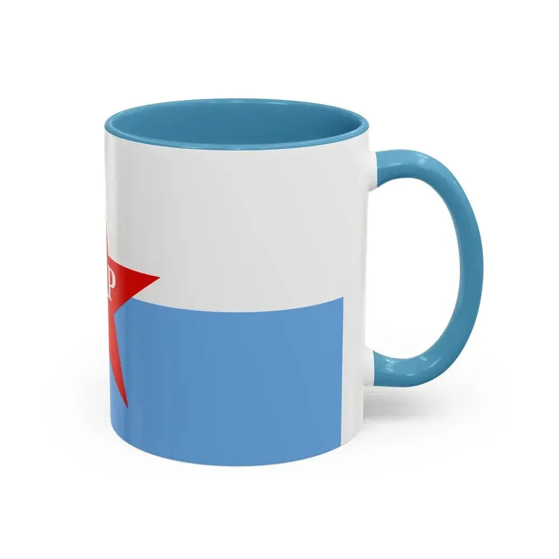 Flag of People's Revolutionary Army ERP - Accent Coffee Mug - Go Mug Yourself