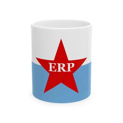 Flag of People's Revolutionary Army ERP - White Coffee Mug 11oz - Go Mug Yourself