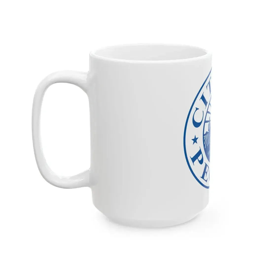 Flag of Peoria Arizona 1954-2017 (United States) White Coffee Mug - Go Mug Yourself