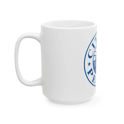 Flag of Peoria Arizona 1954-2017 (United States) White Coffee Mug - Go Mug Yourself