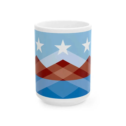 Flag of Peoria Arizona (United States) White Coffee Mug 15oz - Go Mug Yourself