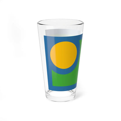 Flag of Peoria County Illinois (United States) Pint Glass 16oz - Go Mug Yourself