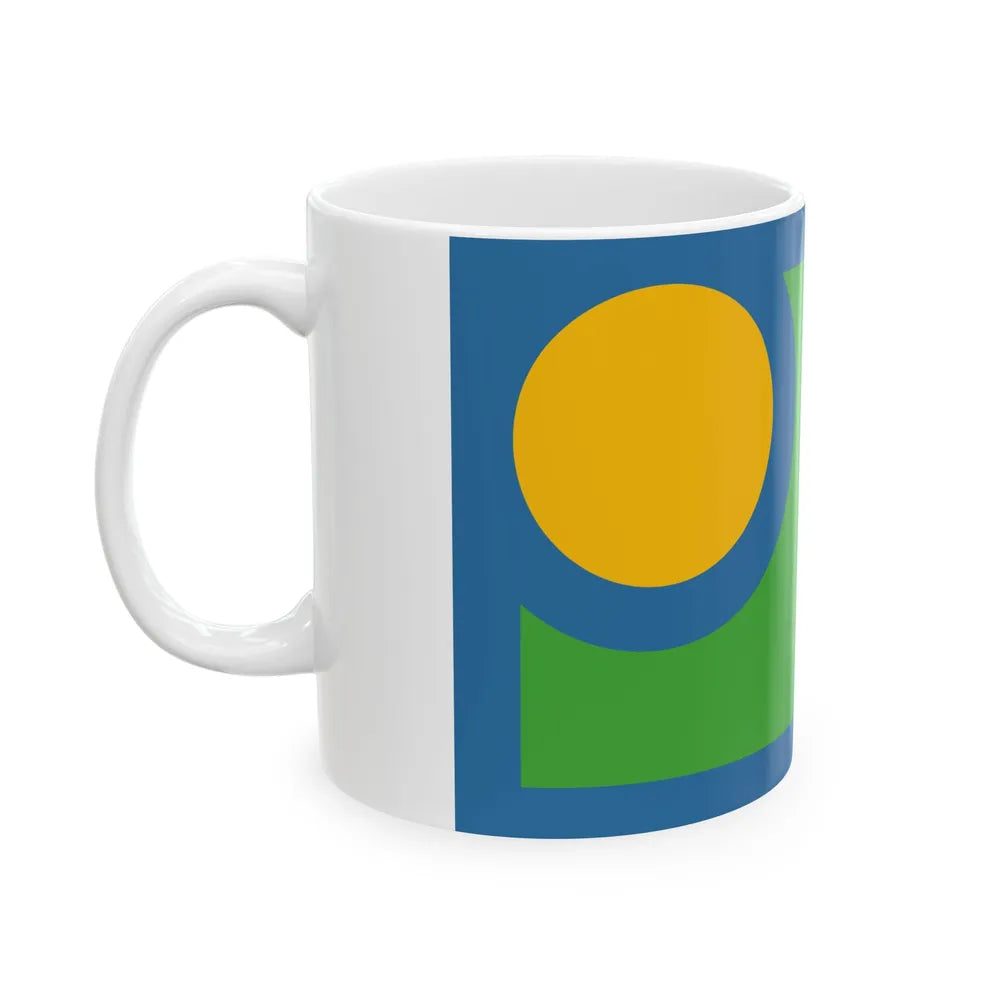 Flag of Peoria County Illinois (United States) White Coffee Mug - Go Mug Yourself