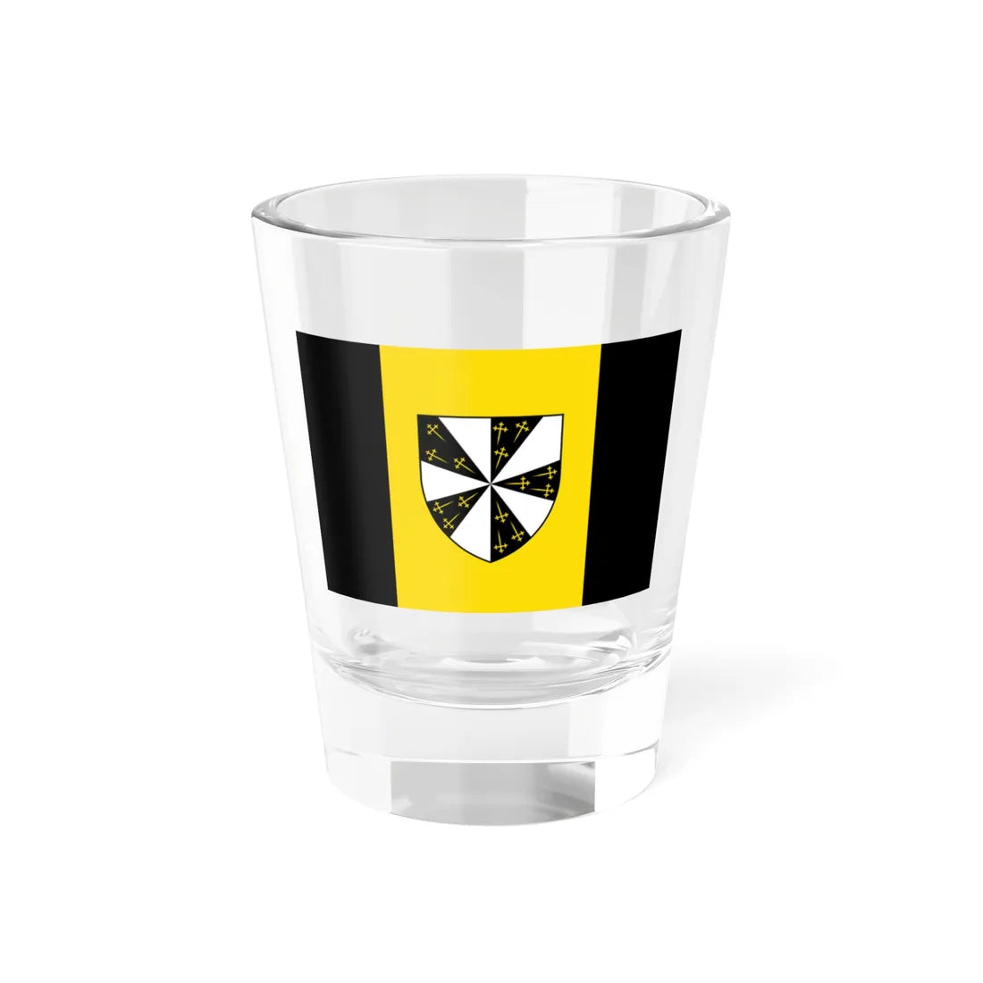 Flag of Pepingen (Belgium) Shot Glass 1.5oz 1.5oz - Go Mug Yourself
