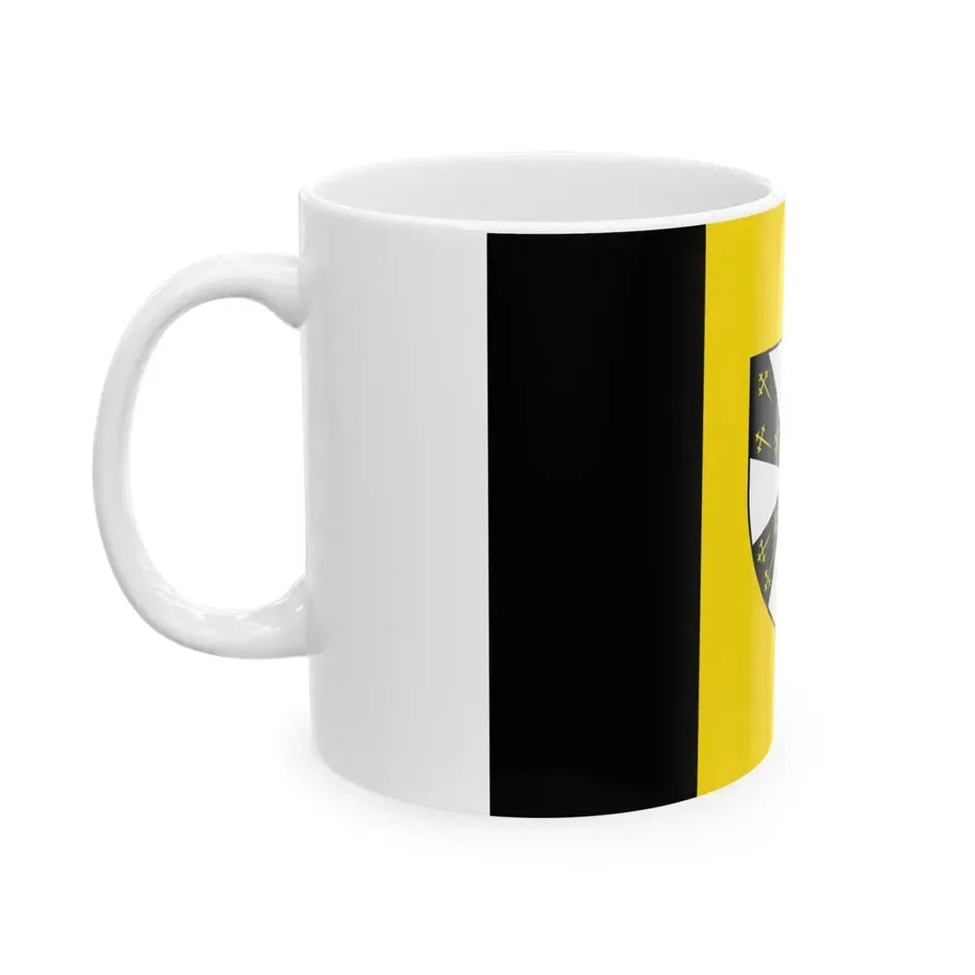 Flag of Pepingen (Belgium) White Coffee Mug - Go Mug Yourself