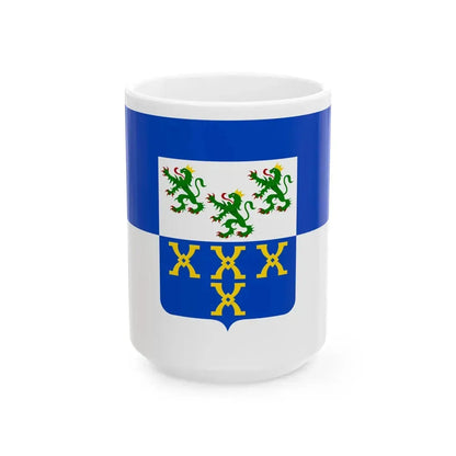 Flag of Pepinster (Belgium) White Coffee Mug 15oz - Go Mug Yourself