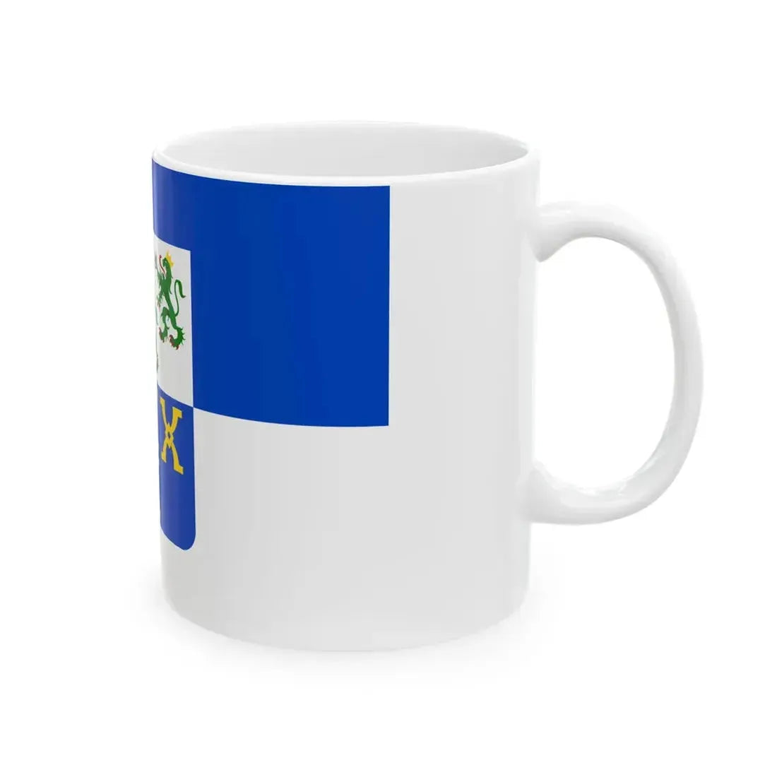 Flag of Pepinster (Belgium) White Coffee Mug - Go Mug Yourself
