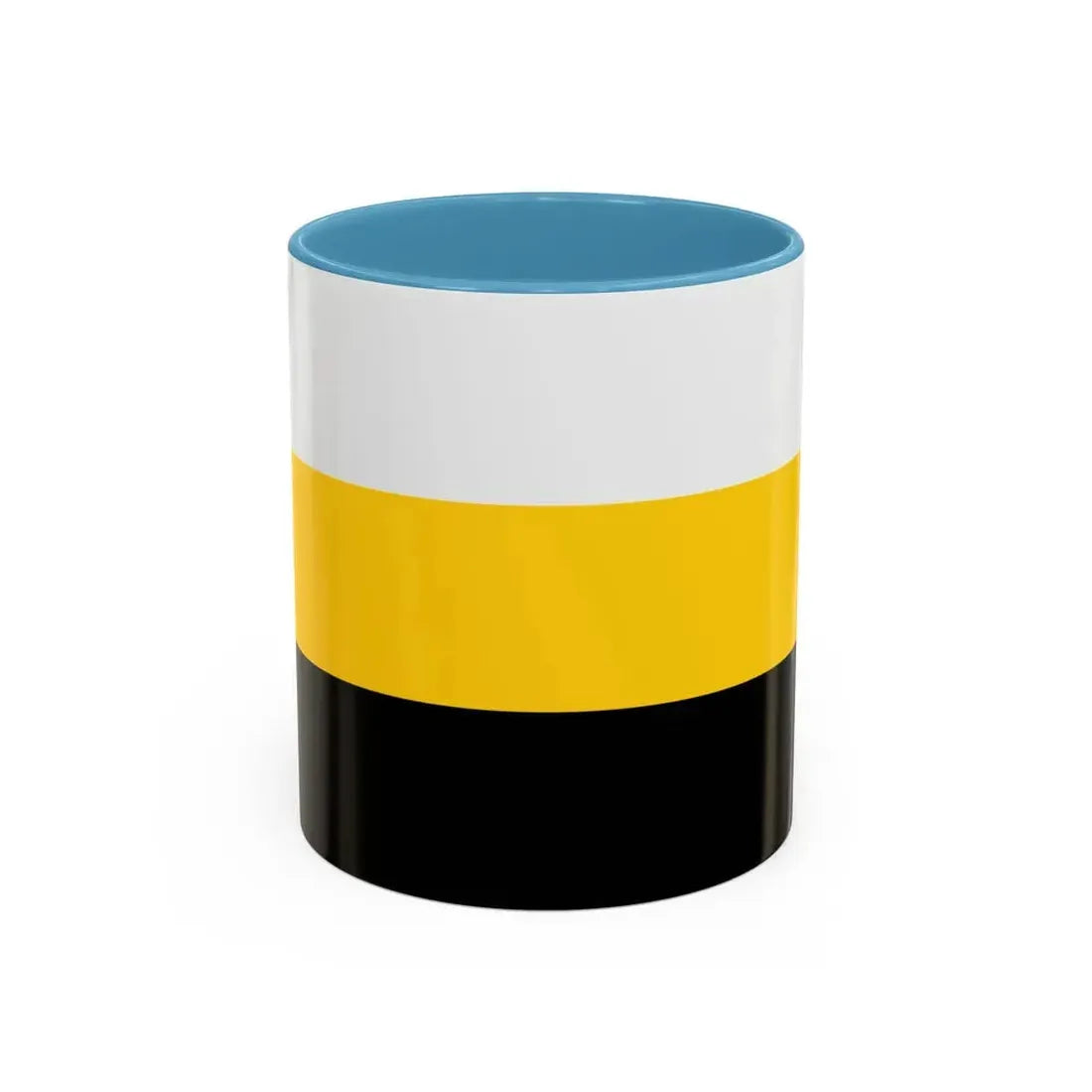 Flag of Perak Malaysia - Accent Coffee Mug 11oz Light Blue - Go Mug Yourself