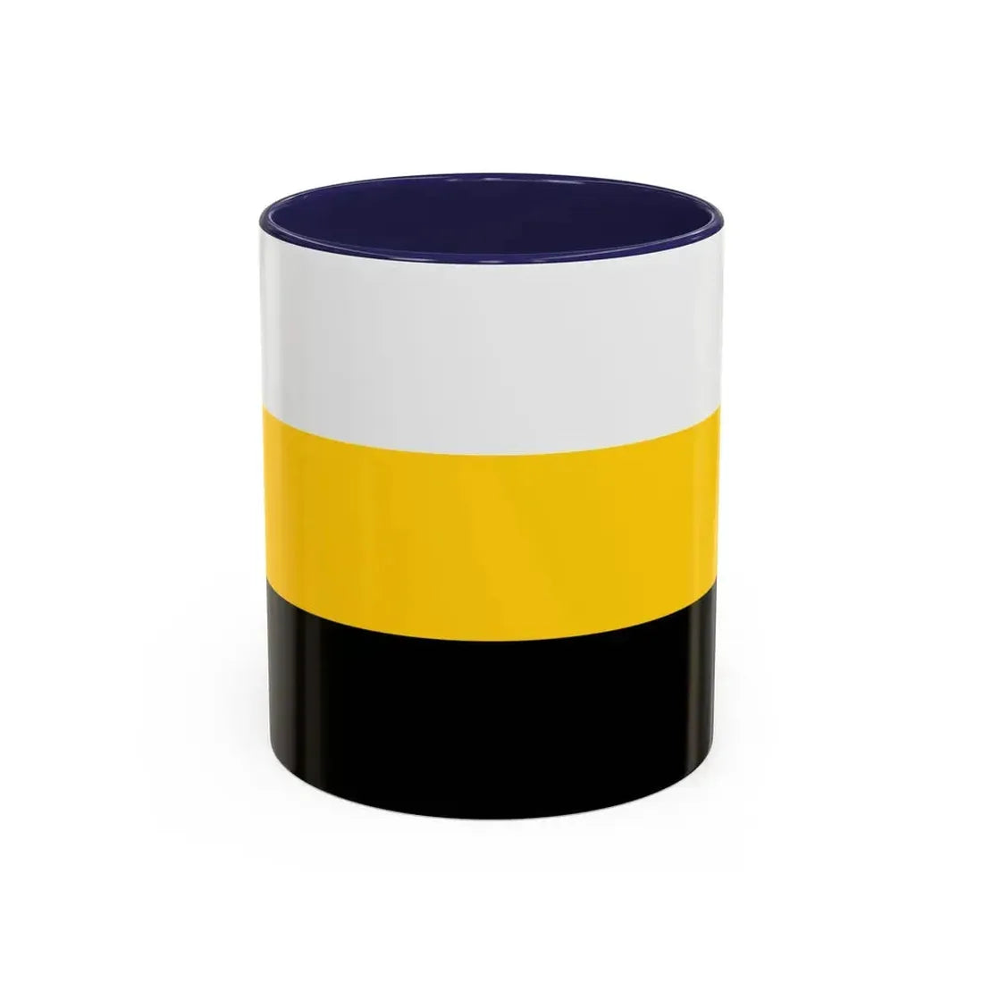 Flag of Perak Malaysia - Accent Coffee Mug 11oz Navy - Go Mug Yourself