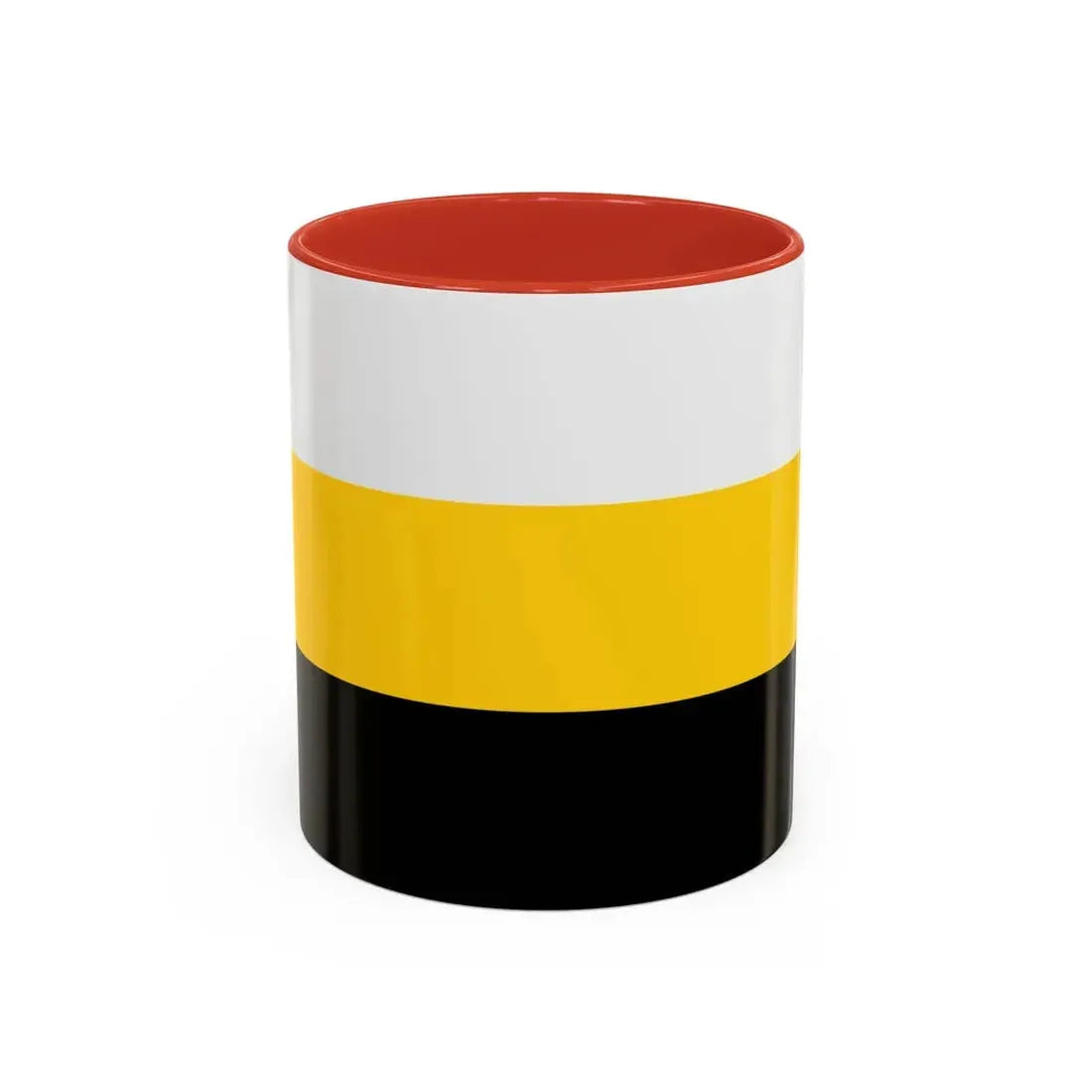 Flag of Perak Malaysia - Accent Coffee Mug 11oz Red - Go Mug Yourself