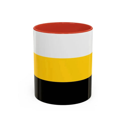 Flag of Perak Malaysia - Accent Coffee Mug 11oz Red - Go Mug Yourself